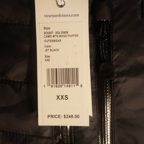 ⛔SOLD⛔ Vineyard Vines Camo Print Puffer Jacket - Picture 6 of 7